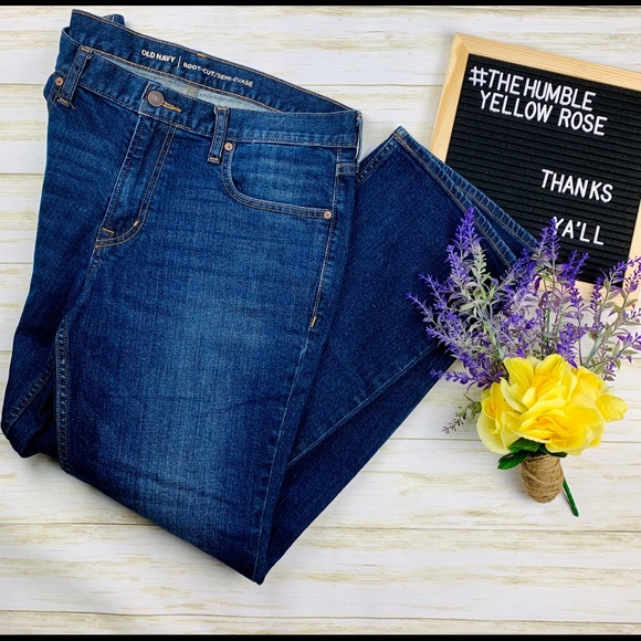 Old Navy Boot-Cut Denim Jeans 33x32 - Picture 1 of 4